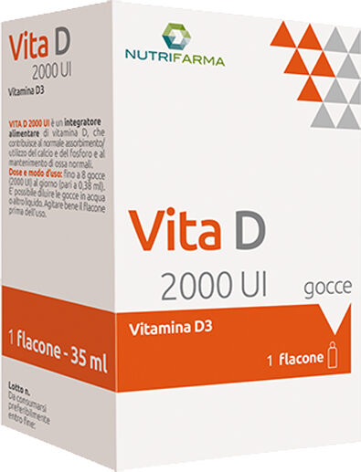 Aqua viva srl Vita D 2000ui Gtt 35ml