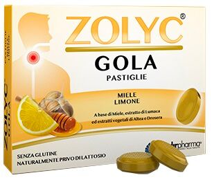 Shedir pharma srl unipersonale Zolyc Gola Miele/limone 36past