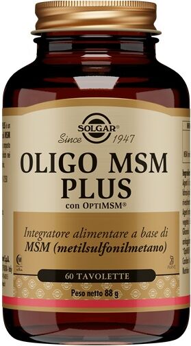 Solgar it. multinutrient spa Oligo Msm Plus 60 Tav.Solgar