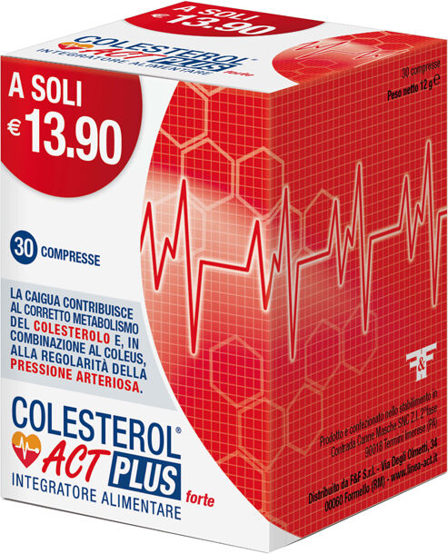 F&f srl Colesterol Act Plus Forte 30cpr