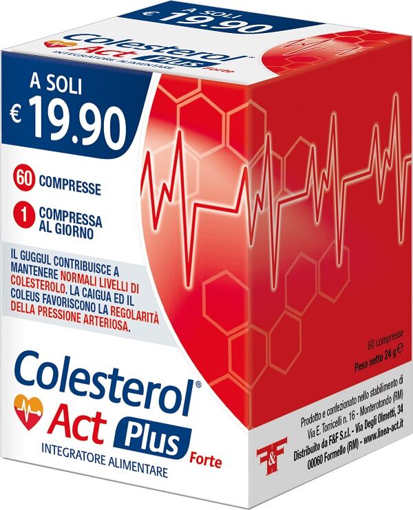 F&f srl Colesterol Act Plus Fte 60 Cpr