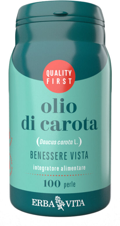 Olio Carota 100 Perle Erba Vita