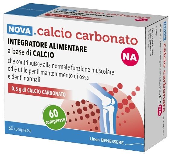 NOVA ARGENTIA Srl IND. FARM Nova Calcio Carb Na0,5g 60cpr