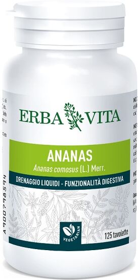 Erba Vita Ananas 125 Tav.400mg Ebv