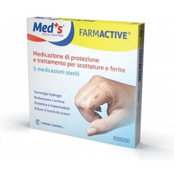 farmac-zabban spa cerotti farmactive scottature 4,5 x 7,4 cm