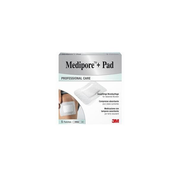 3m medipore+pad med.10x15cm 5pz