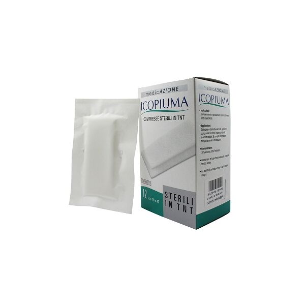 desa pharma srl icopiuma compresse sterili di garza idrofila 18x40 cm 12 pezzi
