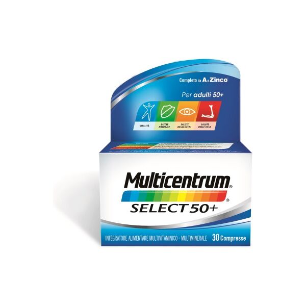 haleon italy srl multicentrum select 50+ integratore multivitaminico multiminerale 30 compresse