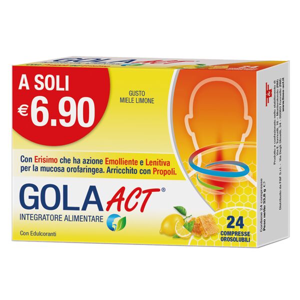 f&f srl gola act miele limone 62,4g