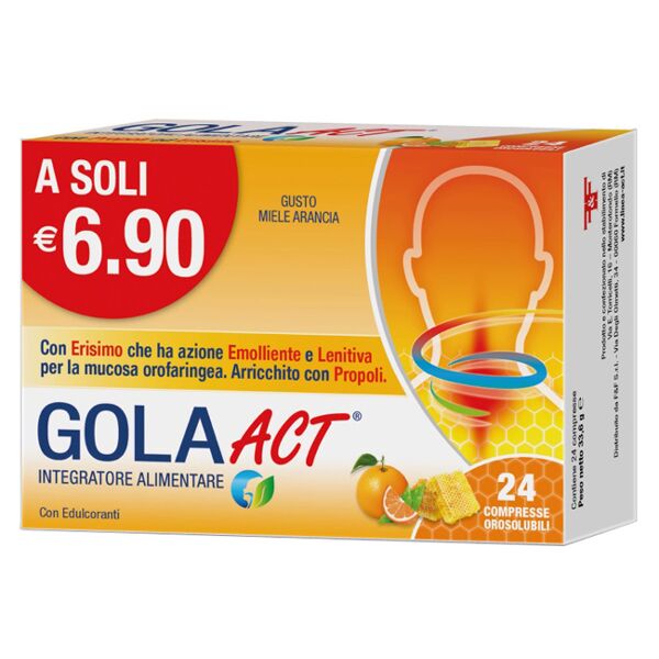 f&f srl gola act miele arancia 62,4g