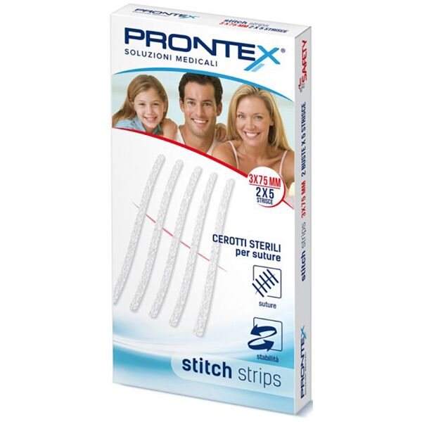 safety spa prontex stitch strips 3x75 10p