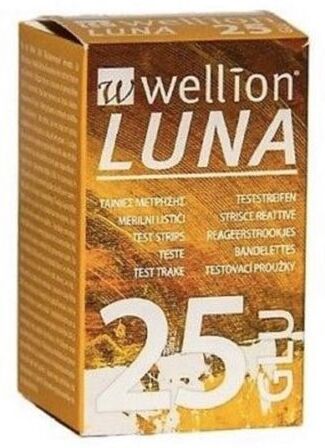 med trust italia srl wellion luna glucosio 25 strips