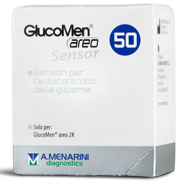 a.menarini diagnostics glucomen areo sensor str 50pz