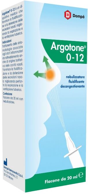 dompe' farmaceutici spa argotone*0-12 spray*20ml