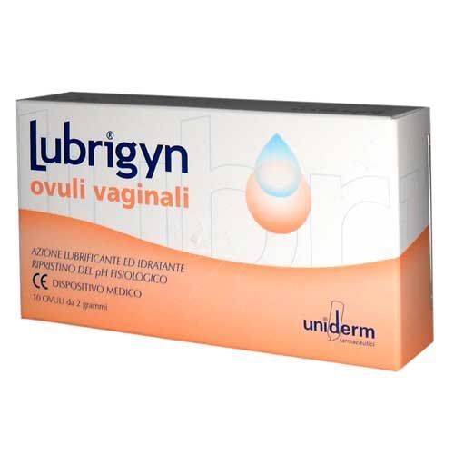 Uniderm farmaceutici srl Lubrigyn Ovuli Vaginali 10 Pezzi Uniderm Farmaceutici