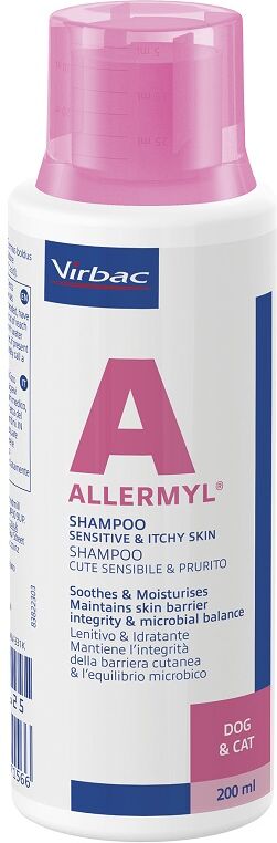 Virbac srl Allermyl Shampoo 200ml Vet