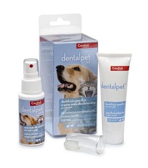 Candioli ist.profil.e farm.spa Dentalpet Kit 50ml+spr50ml+dit