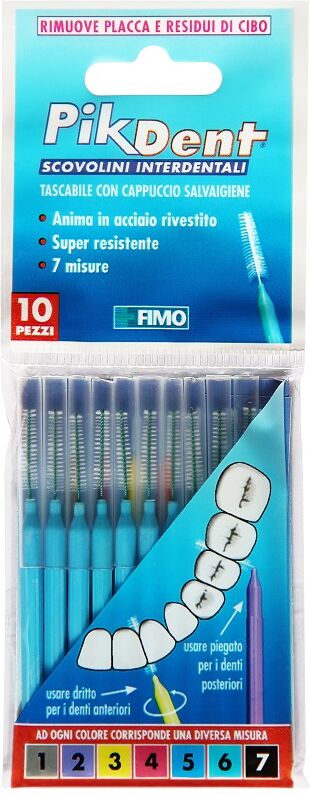 Fimo srl Pikdent Scov.5 Azz.0,8mm 10pz