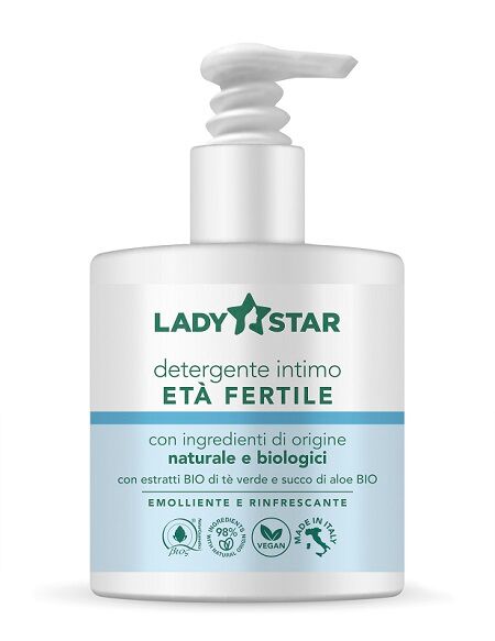 Farvima medicinali spa Lady Star Detergente Intimo Donne In Età Fertile Naturale E Biologico Flacone 300 Ml