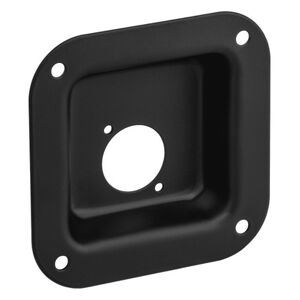 Adam Hall 87081 Steel Mounting Plate Black