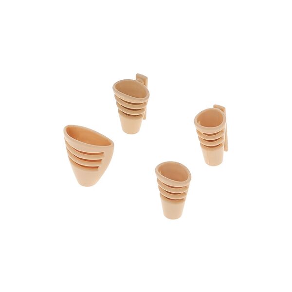 hide-a-mic cos-11 lav.-clip set beige beige