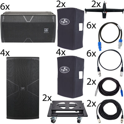 das audio vantec 6x20a/4x218a bundle