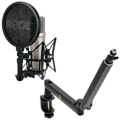 rode nt1-a swivel mic arm bundle