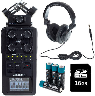 Zoom H6 Card & Headphone Bundle Zoom H6 Card & Headphone Bundle