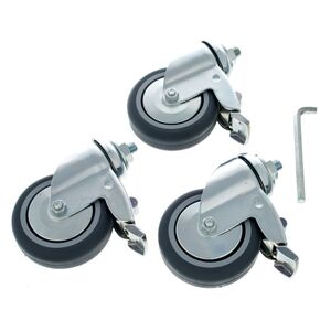 Manfrotto 104 Wheel Set Ã˜ 75 with Brakes