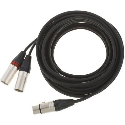 pro snake Stereo Y-Cable 5,0 nero pro snake Stereo Y-Cable 5,0 nero