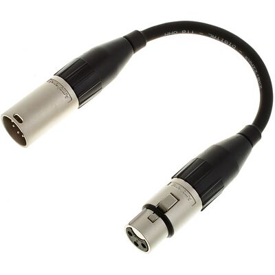 pro snake DMX Adapter M-F nero pro snake DMX Adapter M-F nero