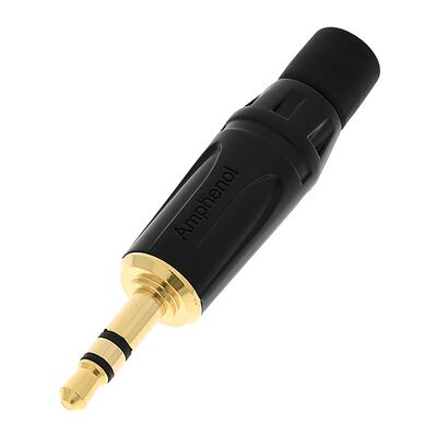 Amphenol - KS3PB-AU - Nero opaco - 3.5mm stereo plug Amphenol - KS3PB-AU - Nero opaco - 3.5mm stereo plug