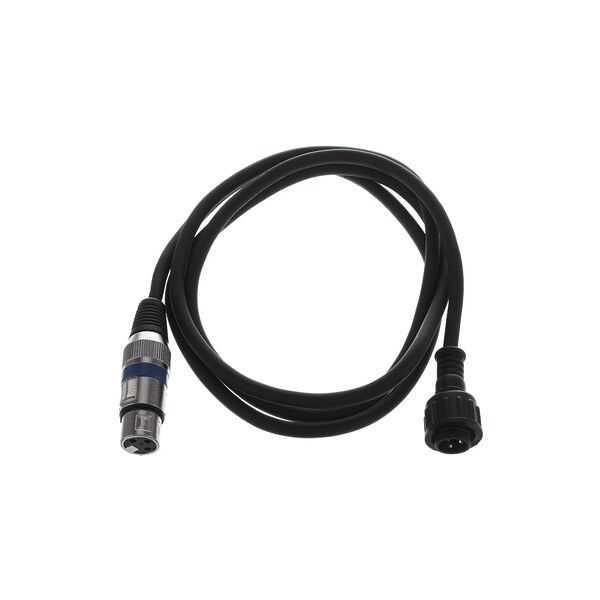 stairville ip65 adapter cable dmx out 1m nero