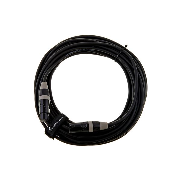 stairville pdc5cc dmx cable 15,0 m 5 pin black