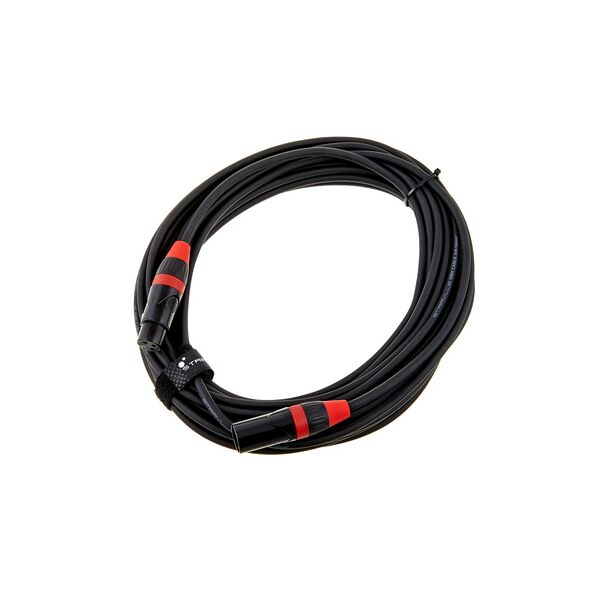 stairville pdc3cc dmx cable 10,0 m 3 pin rosso