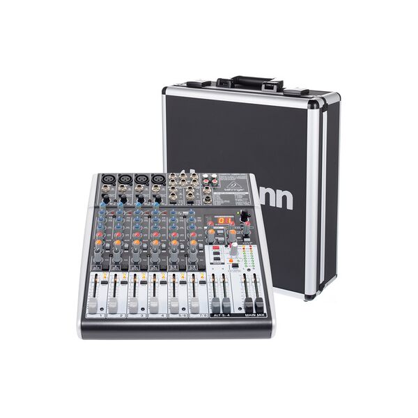 behringer xenyx x1204 usb case bundle