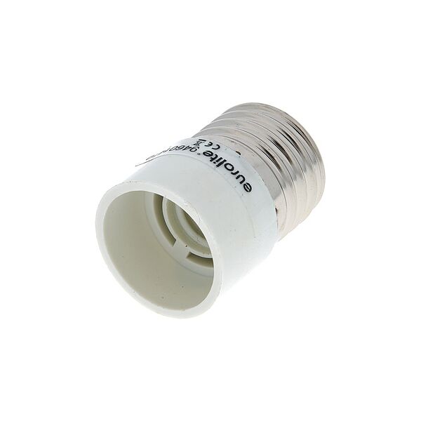 eurolite socket adapter e-27 auf e-14 white