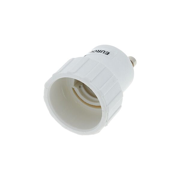 eurolite socket adapter gu-10 auf e-14 white