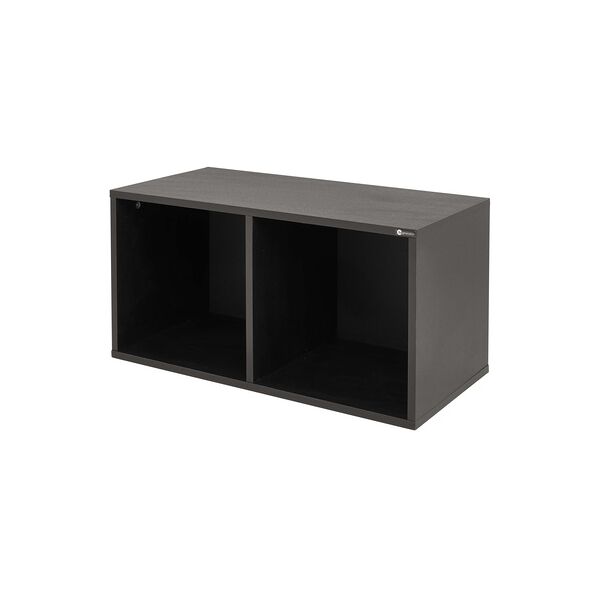 fun generation vinyl shelf two black nero