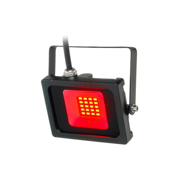 eurolite led ip fl-10 smd red black matt