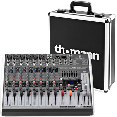 Behringer Xenyx X1222 USB Case Bundle