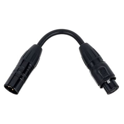 Cavo adattatore DMX American DJ - XLR 3 poli maschio / 5 poli femmina IP65 Cavo adattatore DMX American DJ - XLR 3 poli maschio / 5 poli femmina IP65