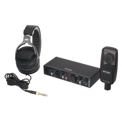 Arturia MiniFuse Recording Pack Black nero Arturia MiniFuse Recording Pack Black nero