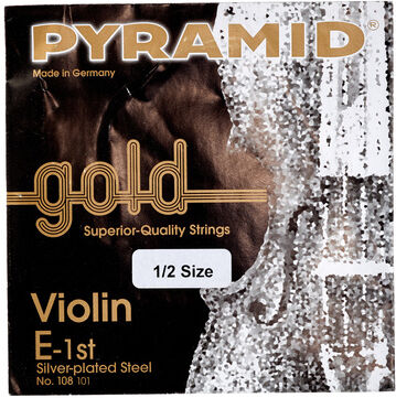 Pyramid Gold Violin String E1/2