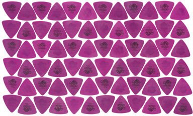 Dunlop Tortex Triangle 1,14 6 Pack Violet