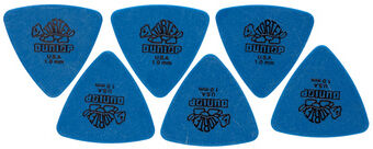 Dunlop Tortex Triangle 1,00 6 Pack Blue