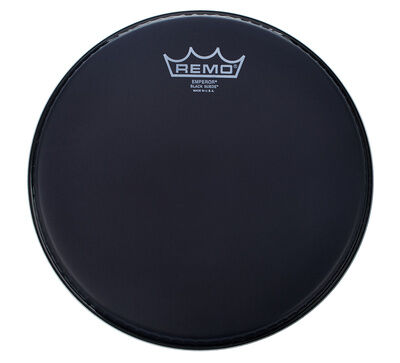 Remo 12" Emperor Black Suede