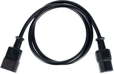 Stairville IEC Patch Cable 1,0m 1,0mmÂ² Black