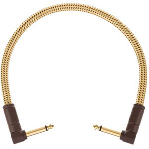 Fender Deluxe Patch Cable Angle 30cm Tweed Natural Fender Deluxe Patch Cable Angle 30cm Tweed Natural