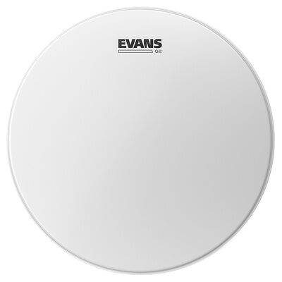 Evans 14" G2 Coated Tom bianco con superficie sabbiata Evans 14" G2 Coated Tom bianco con superficie sabbiata